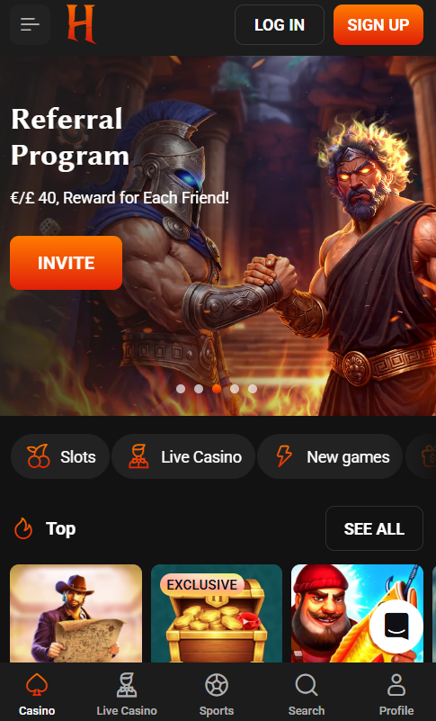 Hades Bet Casino mobile